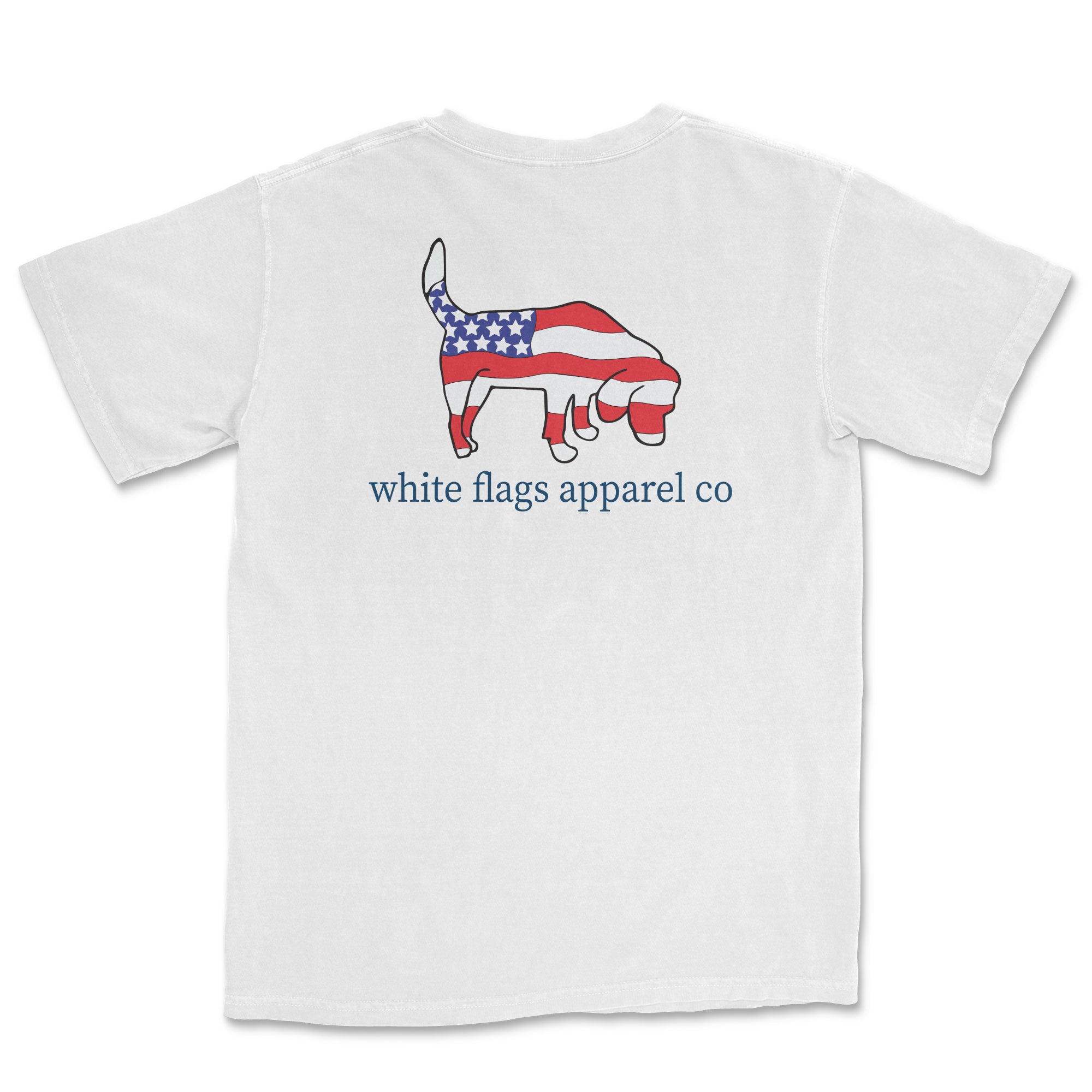 Color Fill Tee - Short Sleeve - American Flag