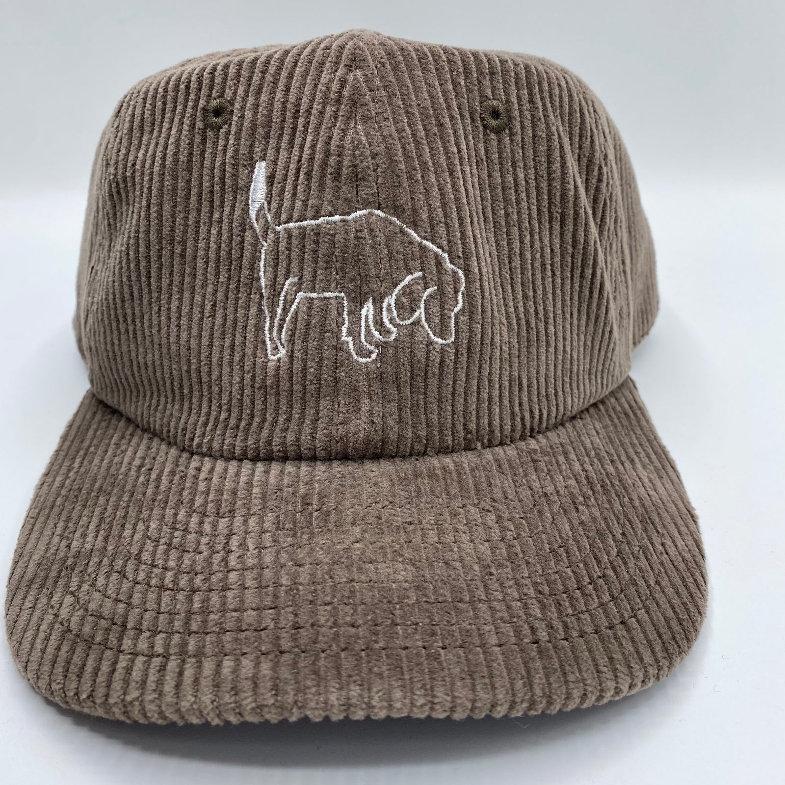 Embroidered Corduroy Cap - Outline Logo