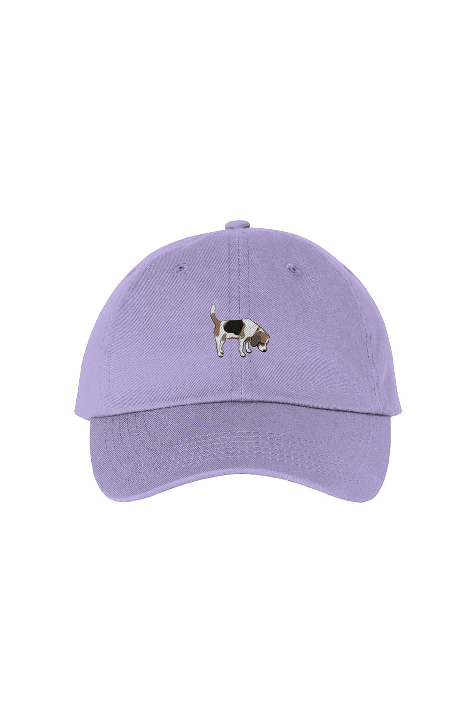 Embroidered Ball Cap - Beagle - Violet