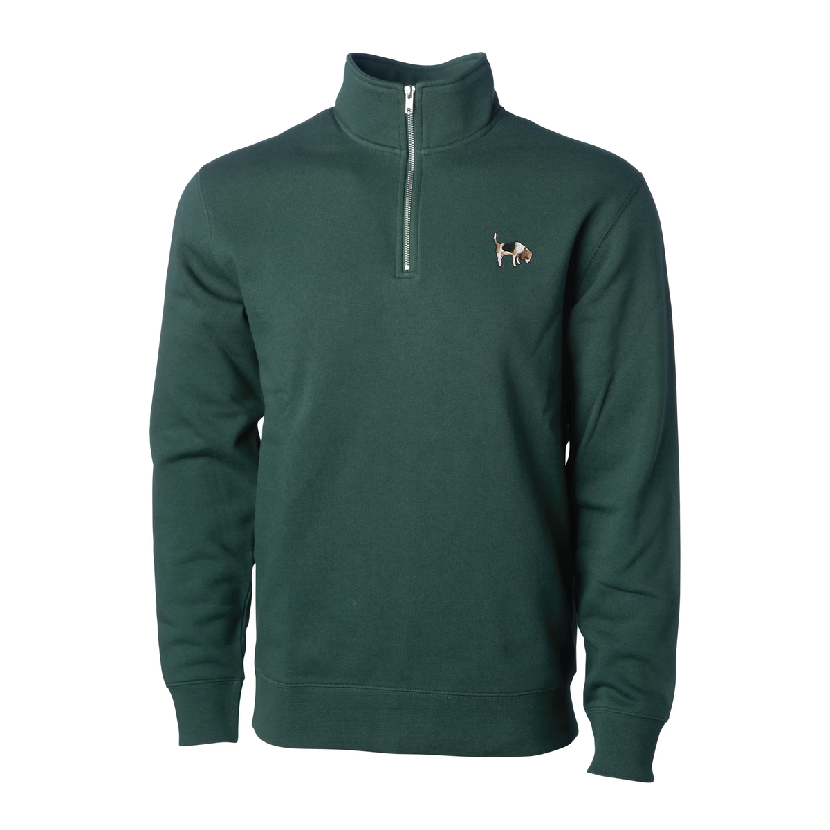 Embroidered Quarter Zip - Beagle
