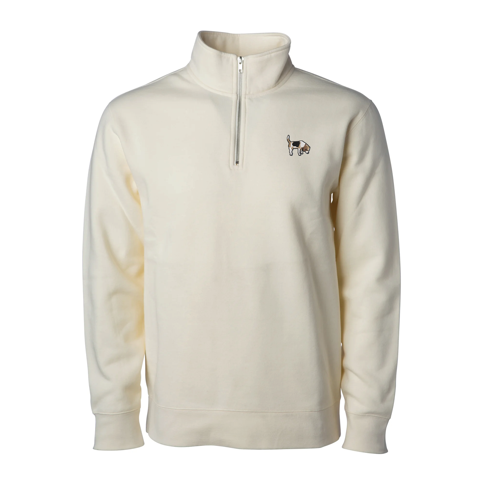 Embroidered Quarter Zip - Beagle
