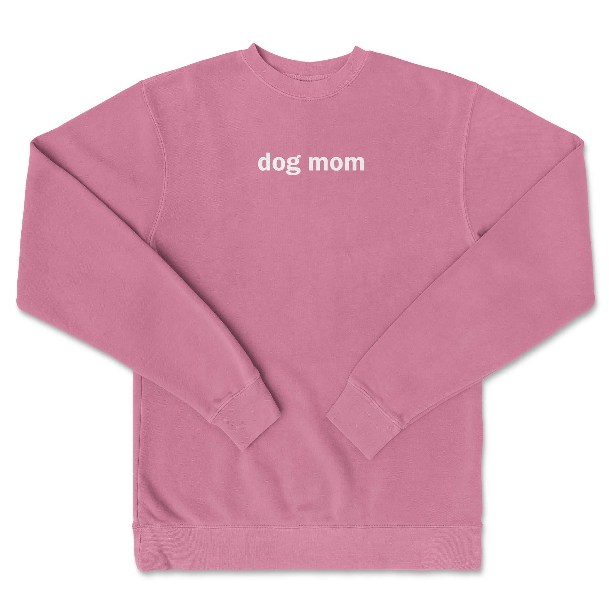 Soft Pastel Crew - Dog Mom Embroidery