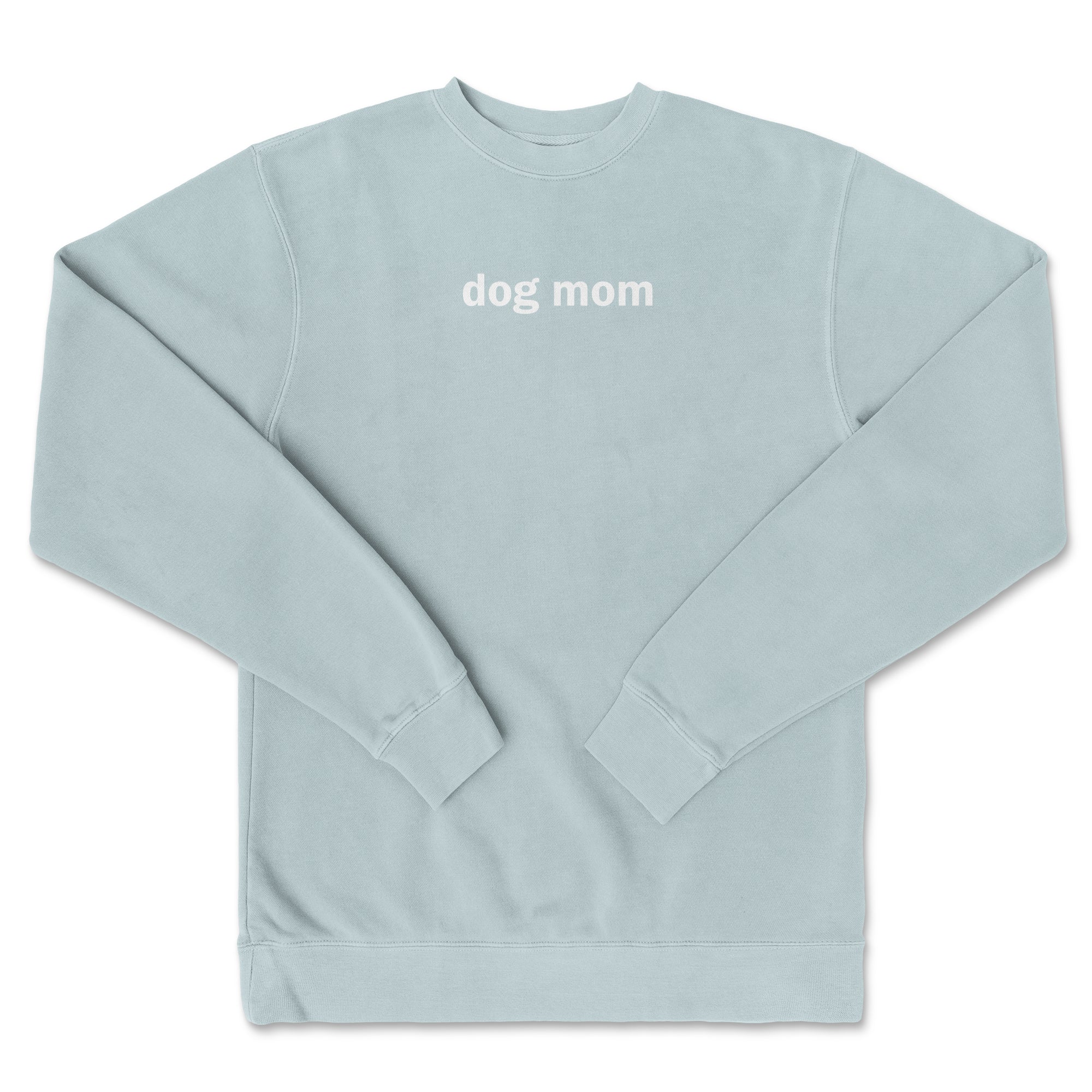 Soft Pastel Crew - Dog Mom Embroidery
