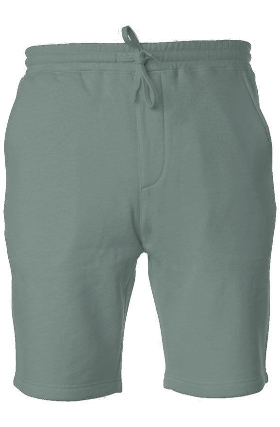 Men's Garment-Dyed Fleece Sweat-Shorts - Alpine Green