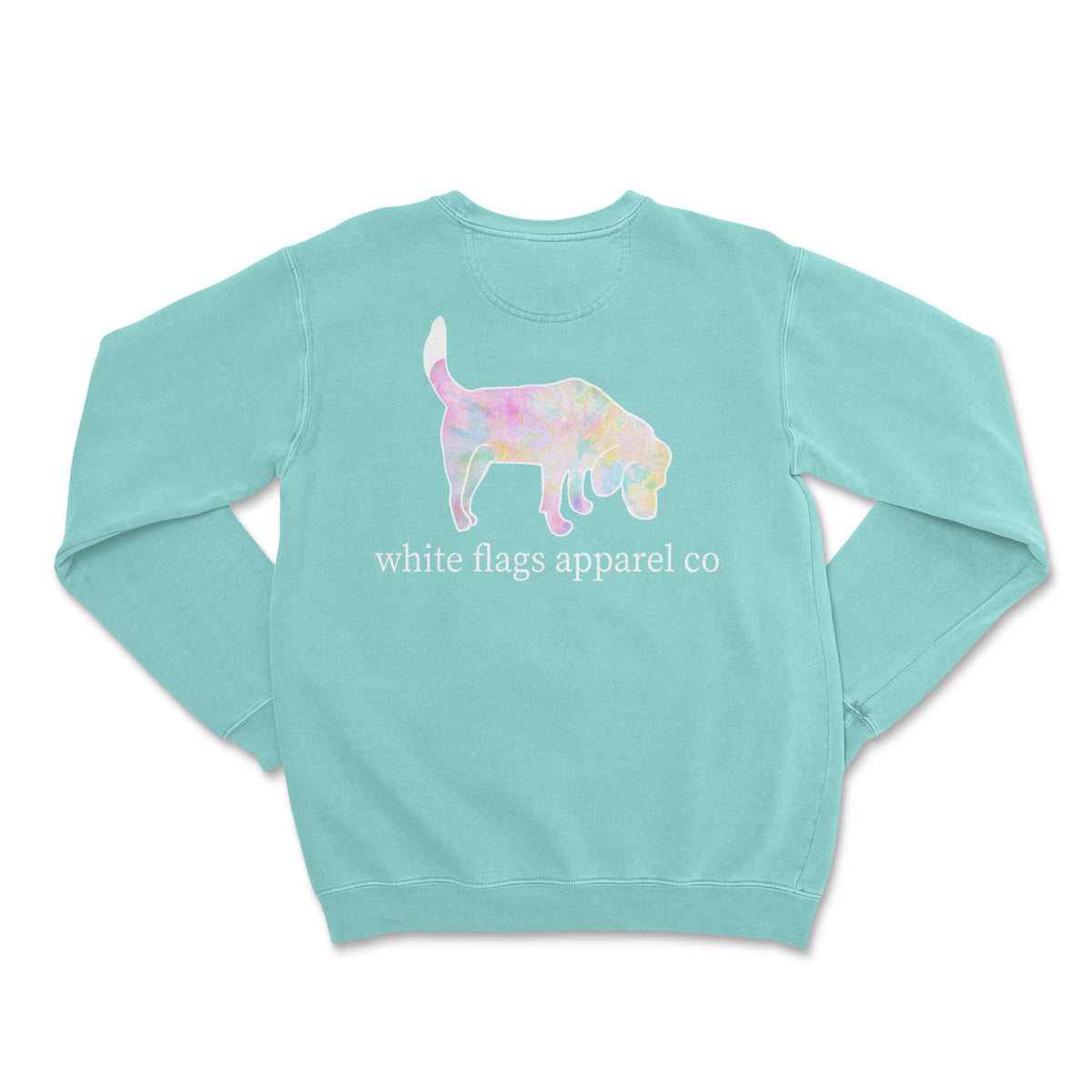 Soft Pastel Crewneck - Watercolor Fill