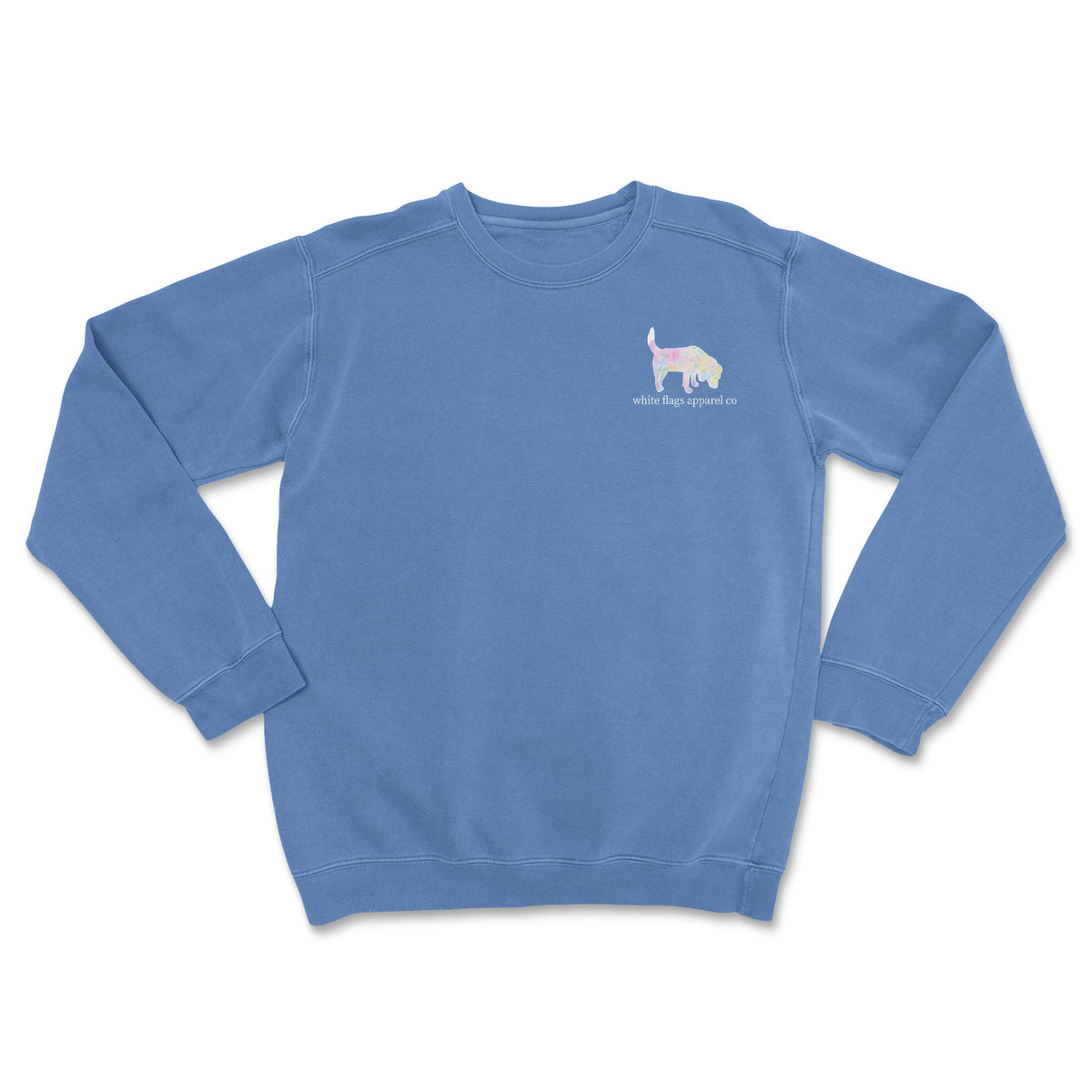 Soft Pastel Crewneck - Watercolor Fill