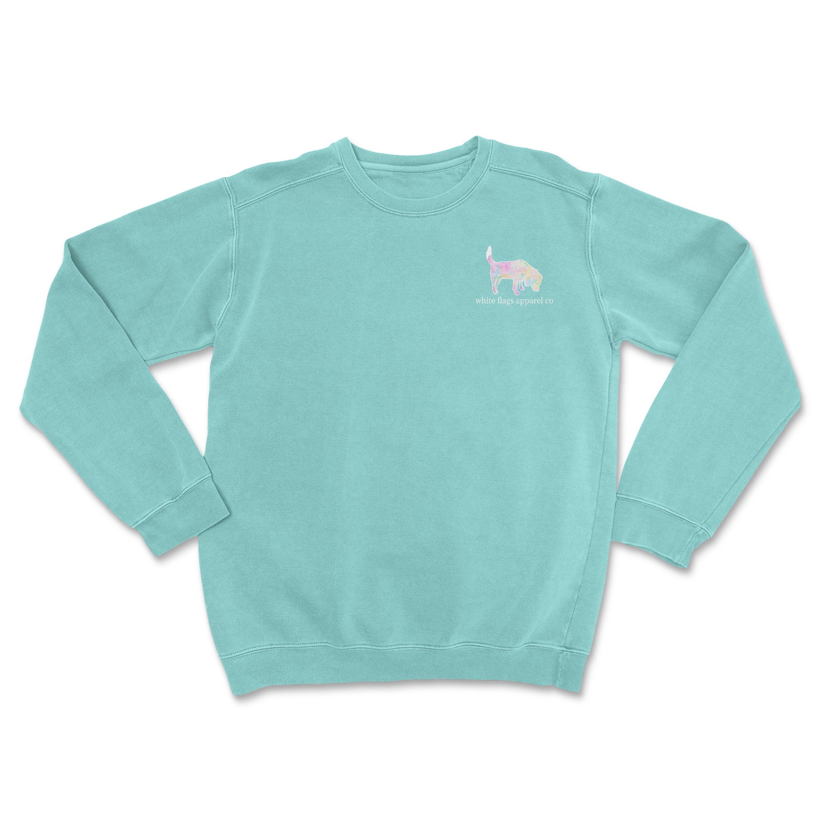 Soft Pastel Crewneck - Watercolor Fill