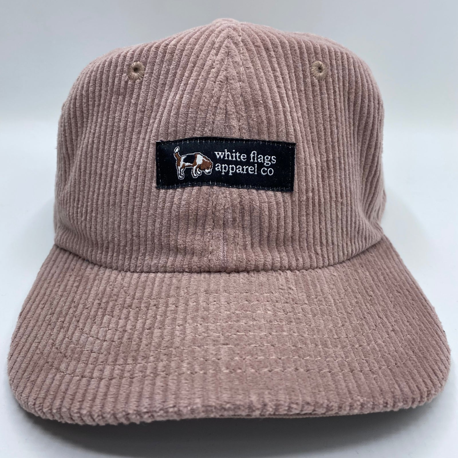 Woven Label Corduroy Cap