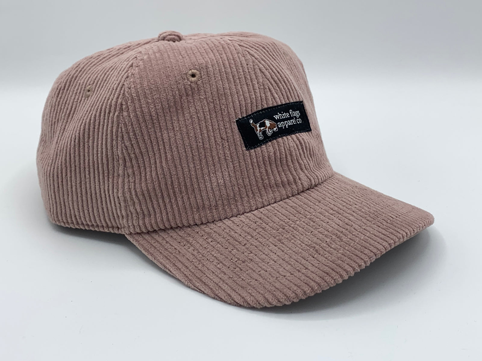 Woven Label Corduroy Cap