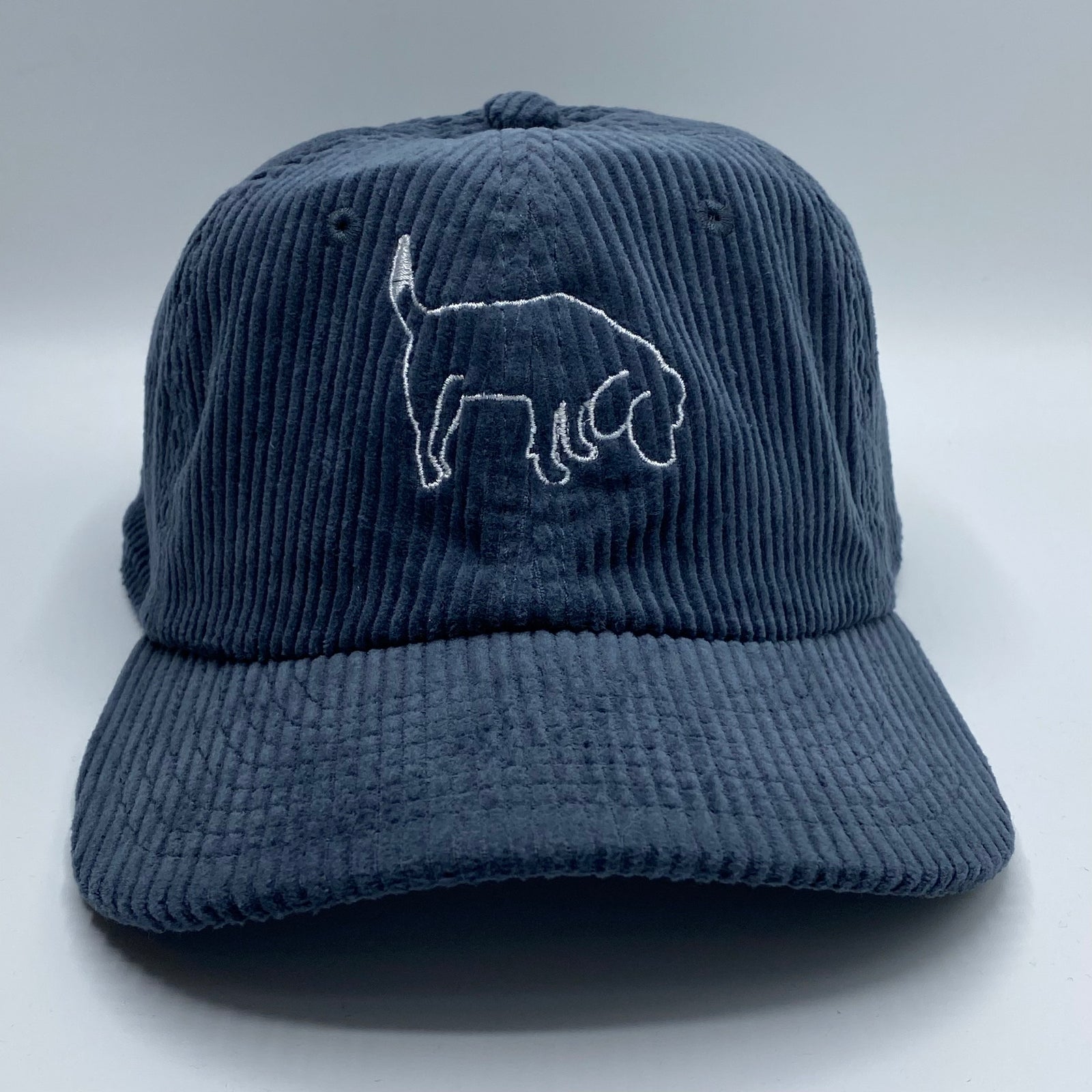 Embroidered Corduroy Cap - Outline Logo