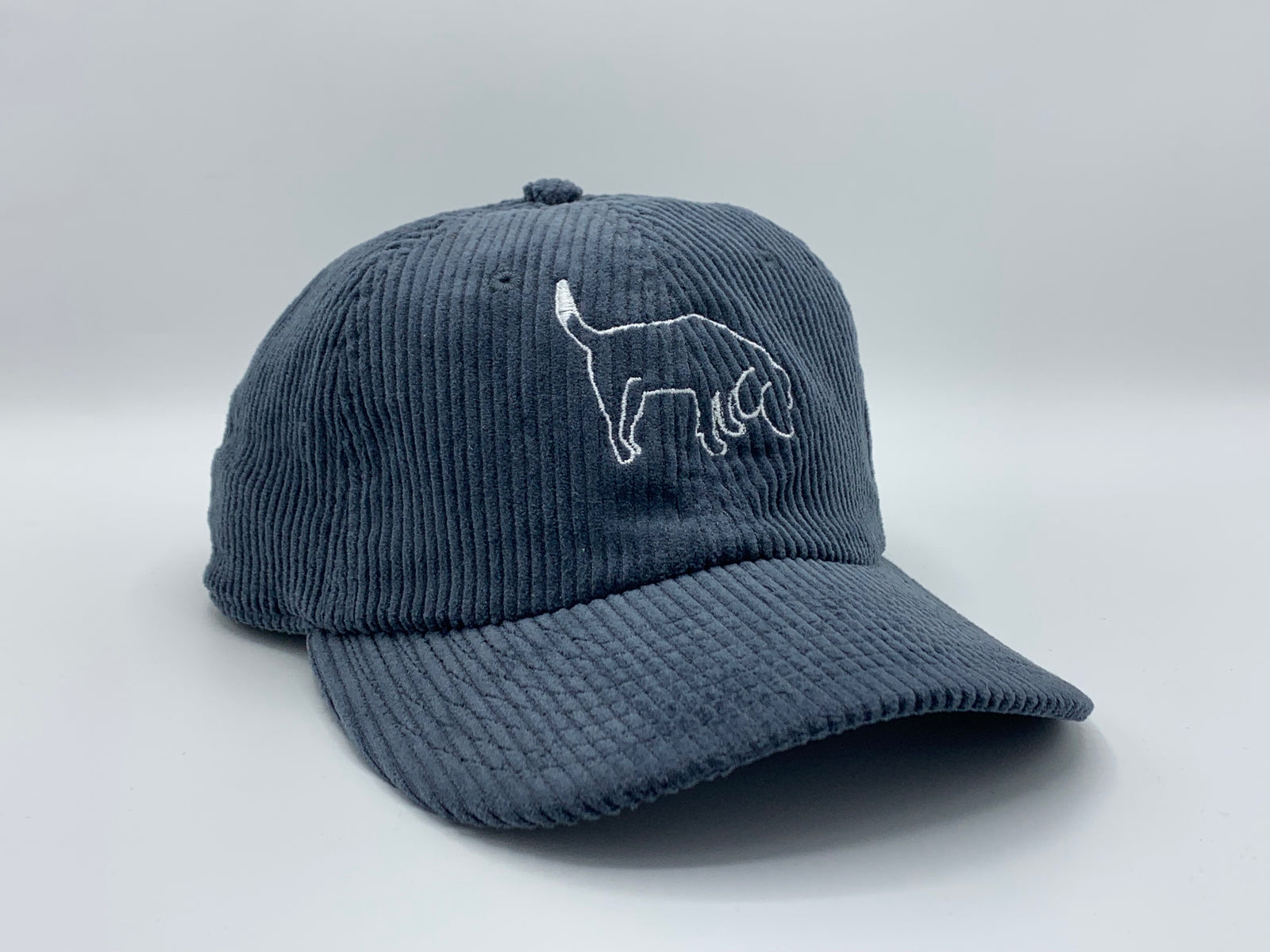 Embroidered Corduroy Cap - Outline Logo