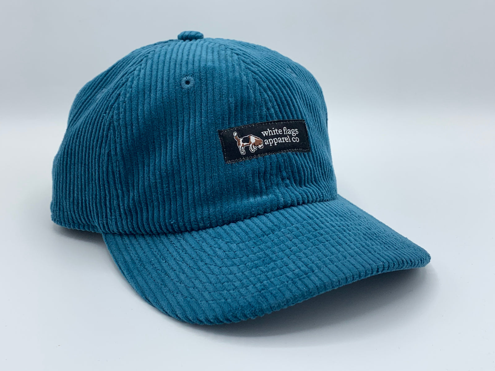 Woven Label Corduroy Cap