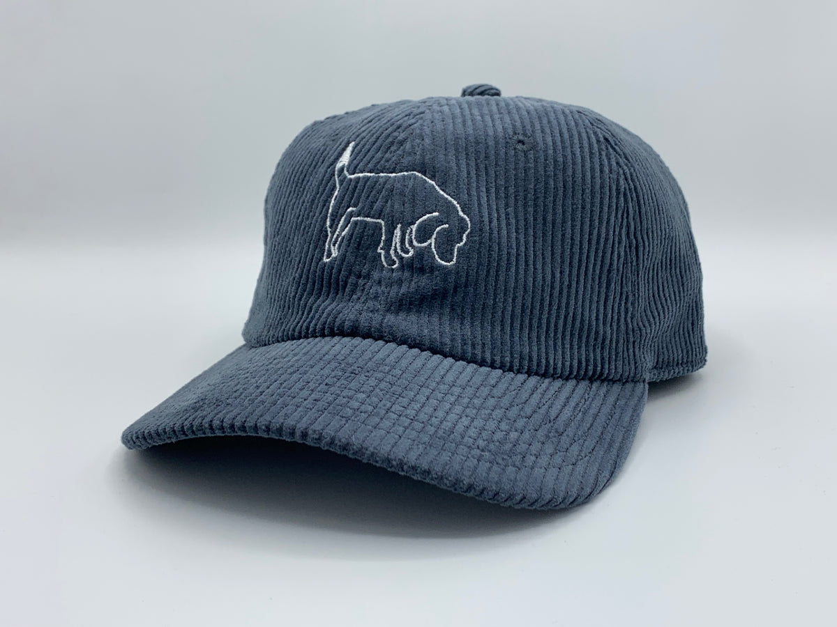 Embroidered Corduroy Cap - Outline Logo