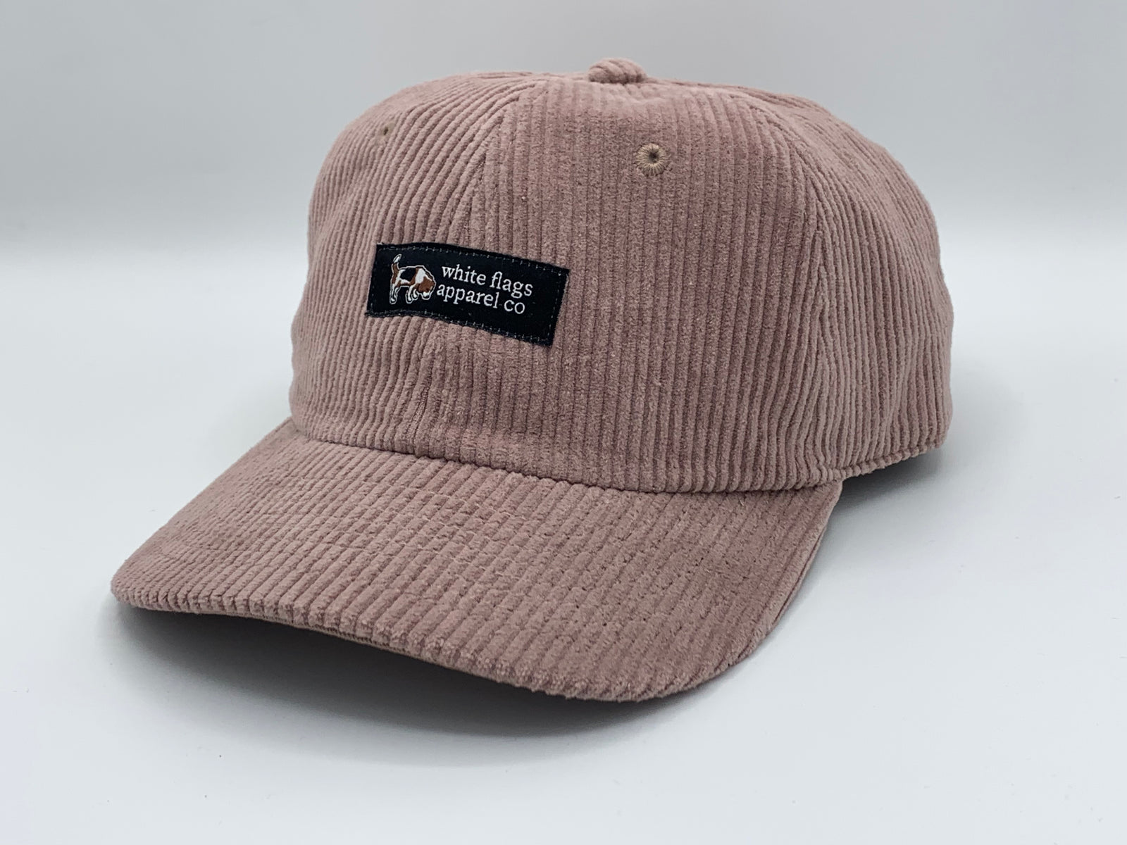 Woven Label Corduroy Cap