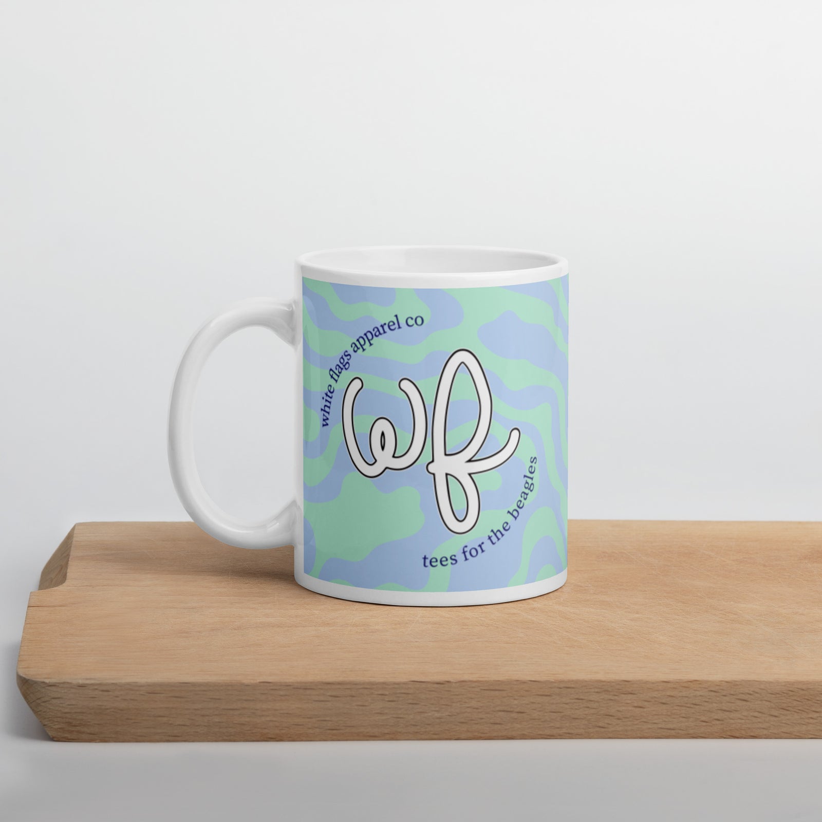 Coffee Mug - Blue Tie-Dye